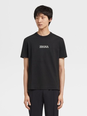 Black Zegna #usetheexisting Cotton T-shirt | GWTFINQ-80