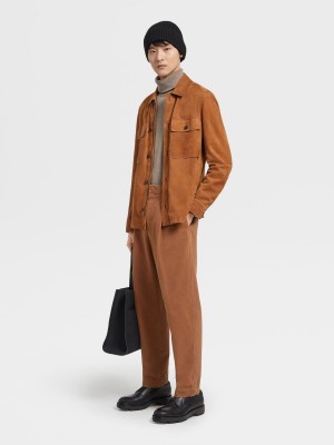 Zegna Suede Overshirt | JZIBCHN-94