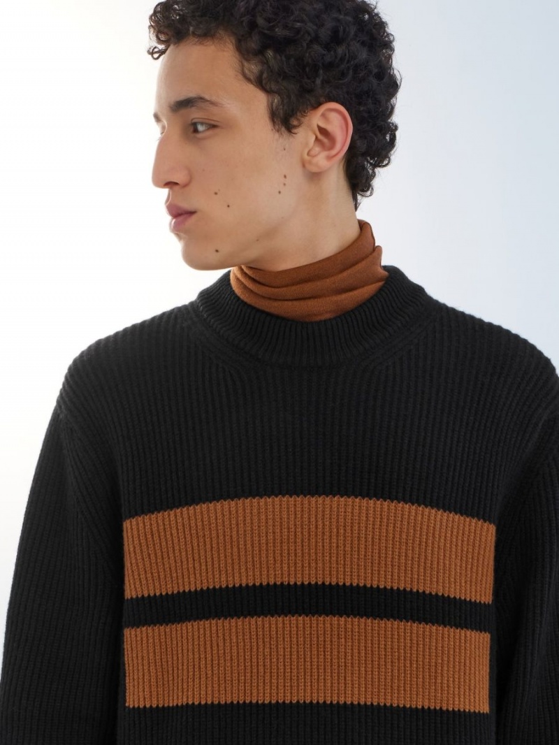 Black Zegna Oasi Cashmere Crewneck | KMSOTDY-92
