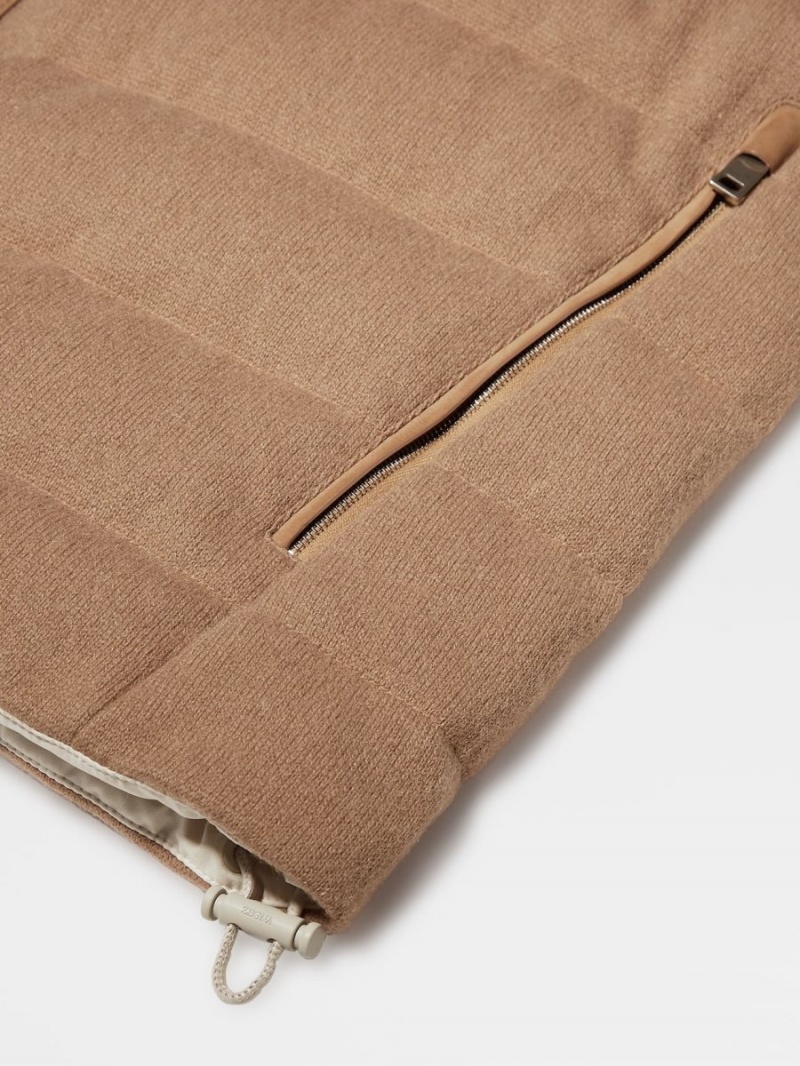 Brown Zegna Oasi Cashmere Vest | KBLHOWC-76
