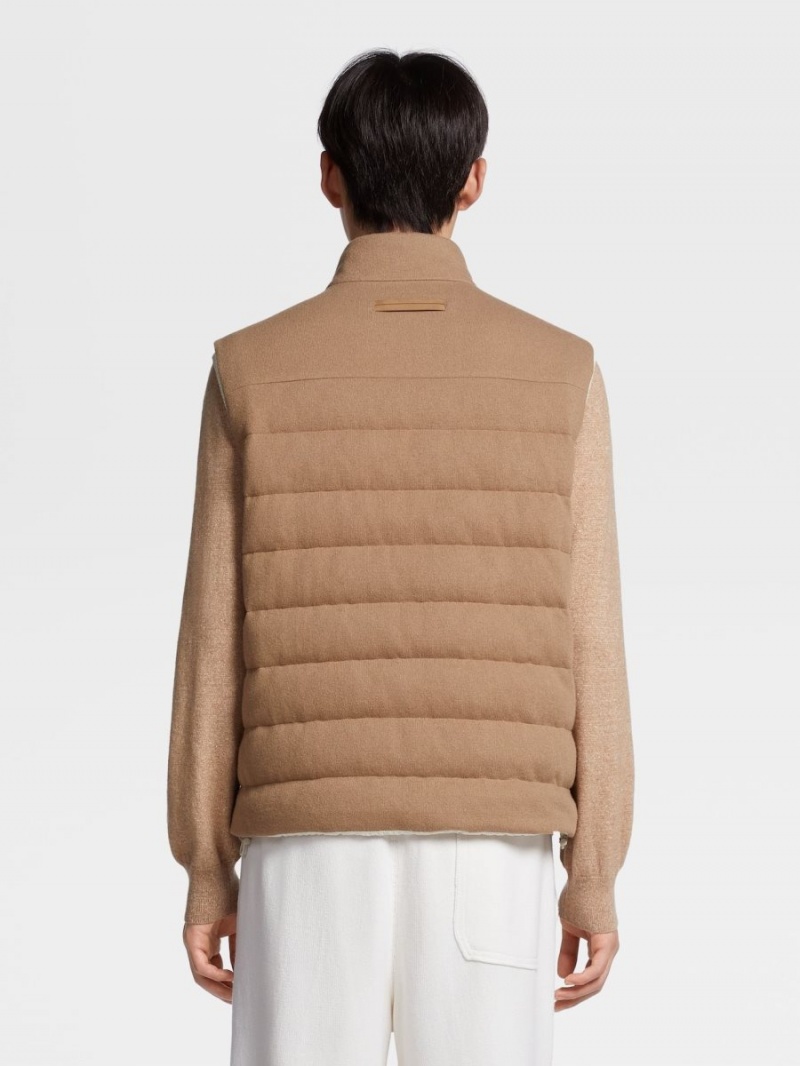 Brown Zegna Oasi Cashmere Vest | KBLHOWC-76