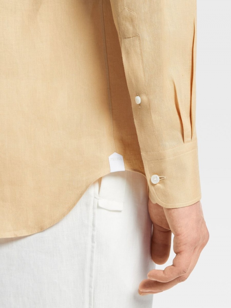 Coral Zegna Linen Shirt | ANEVHFT-78