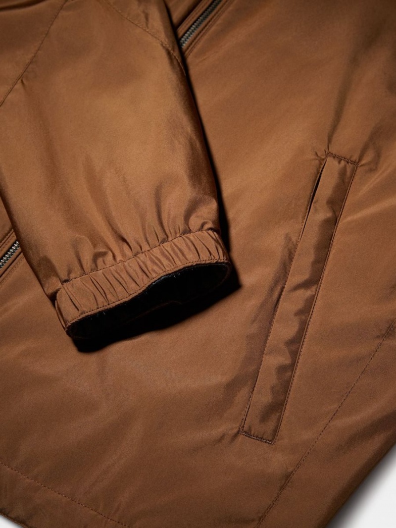 Grey Zegna Nylon Reversible Blouson | NWSFEBG-14