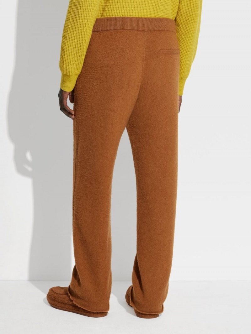 Purple Zegna The Elder Statesman Oasi Cashmere Pants | XBDEUSY-24