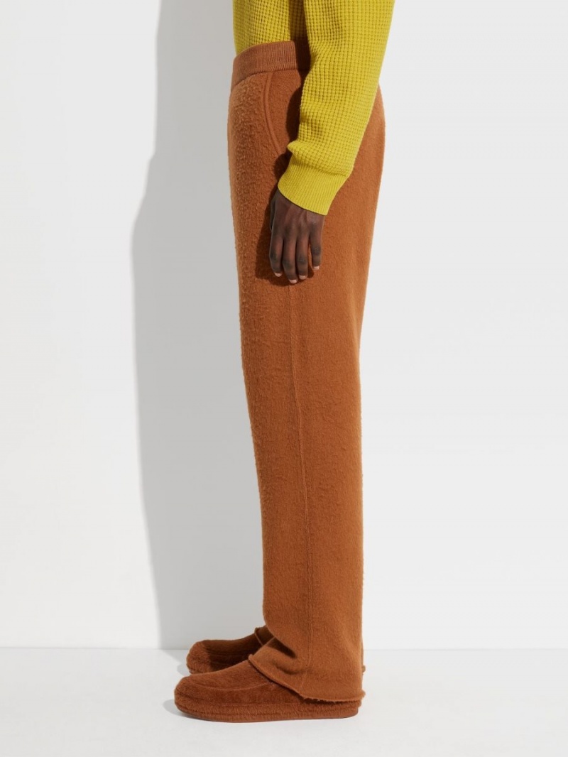 Purple Zegna The Elder Statesman Oasi Cashmere Pants | XBDEUSY-24