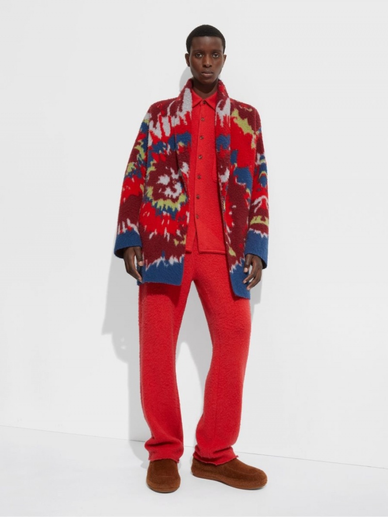 Red Zegna The Elder Statesman Oasi Cashmere Shirt | BISTAJP-08