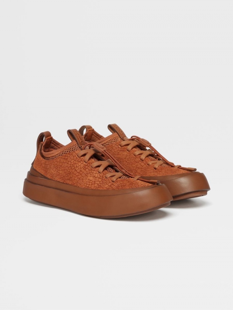 Zegna Suede Triple Stitch Mrbailey? Sneakers | BYPCSTZ-12