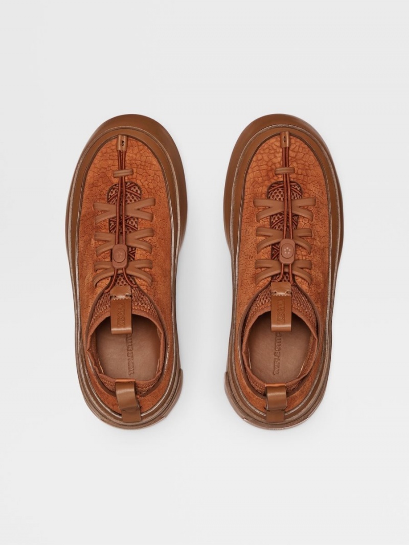 Zegna Suede Triple Stitch Mrbailey? Sneakers | BYPCSTZ-12