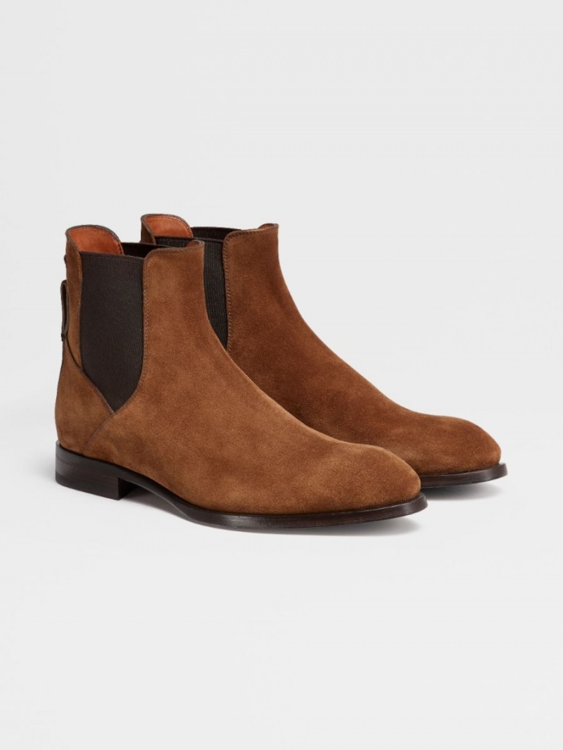 Zegna Suede Vienna Blake Chelsea Boots | ESZRIJN-31