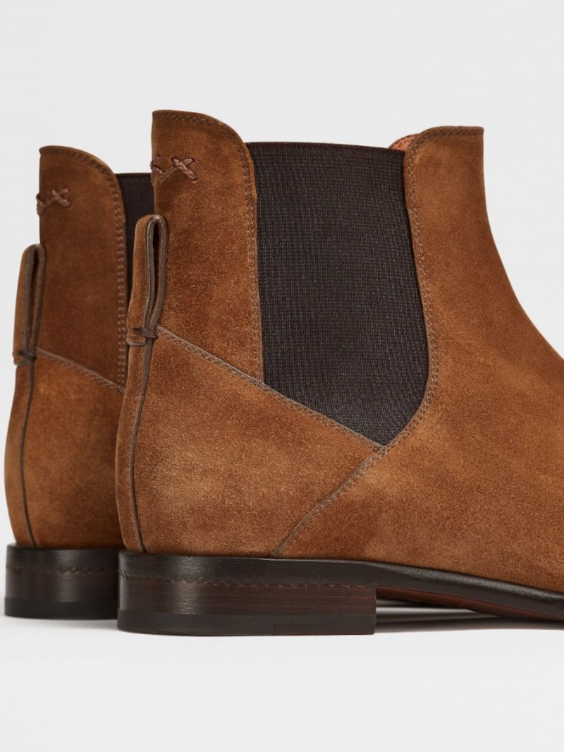 Zegna Suede Vienna Blake Chelsea Boots | ESZRIJN-31